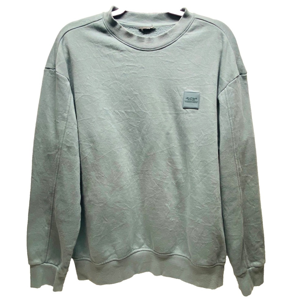 Vintage Les Artisans Sweatshirt Men's L Wo's XL Mint Green Luxe Crewneck No Tags